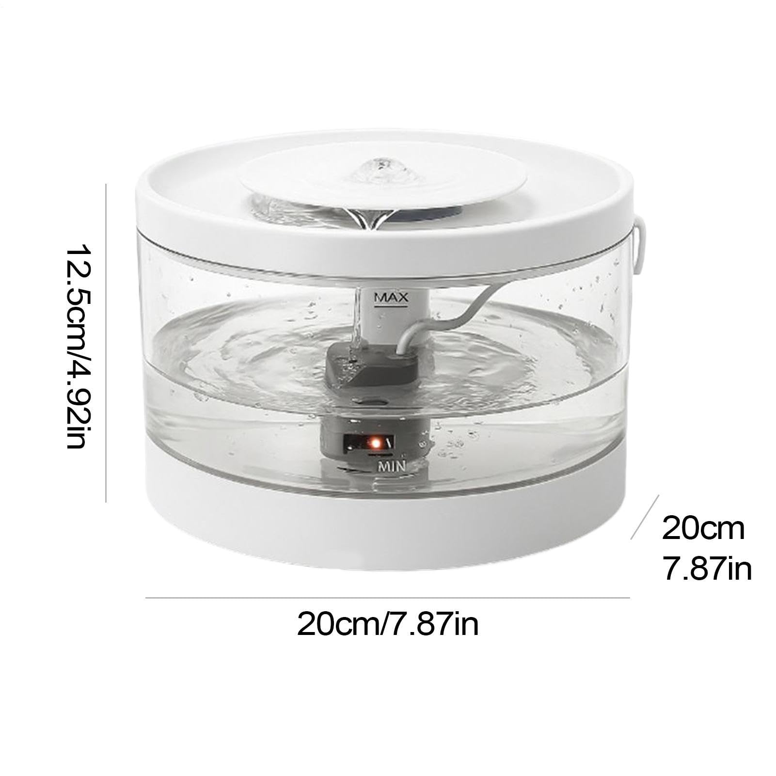 Distributore D'Acqua Per Animali Distributore USB Con Filtro | Fontana Automatica Per Da Interno Adatto Ad Animali Domestici Gatti Cuccioli Casa Soggiorno Pavimento Angolo