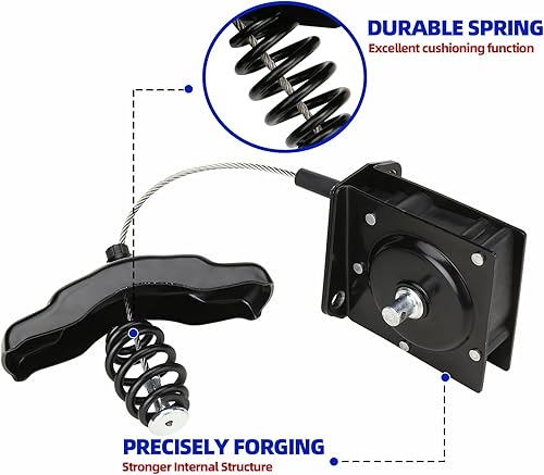 Miniatura 3 de MITZONE Porta-cabrestante de neumático de repuesto compatible con Dodge Ram 1500 2002-2005 2003-2012 Dodge Ram 2500 Ram 3500 Reemplazar 924-538