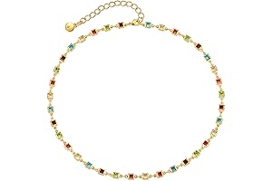 Gold Choker Necklace for Women: Radiate Elegance with Shimmering Cubic Zirconia