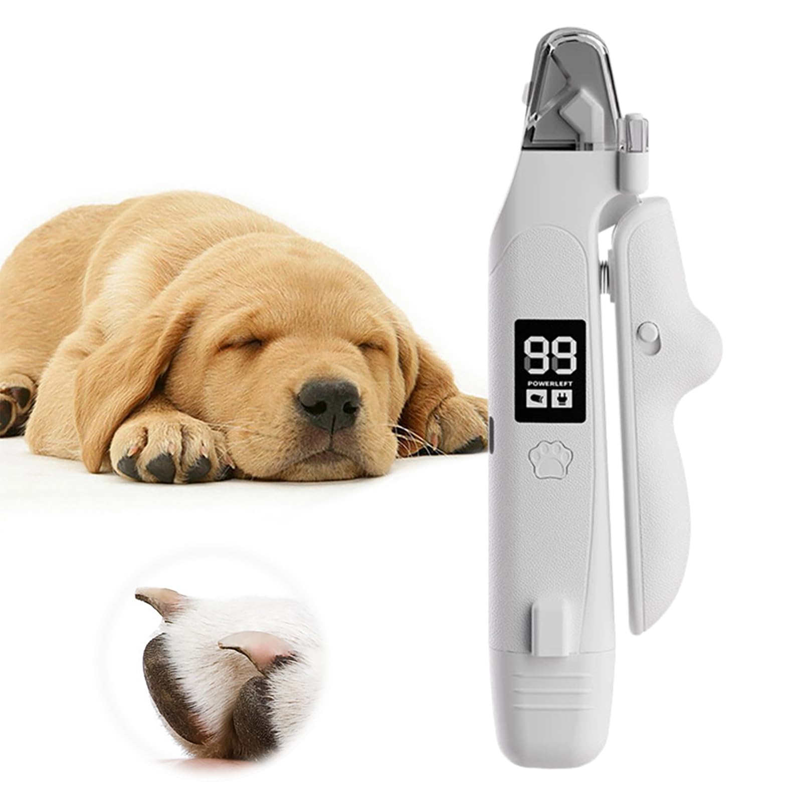 Coupe-ongles pour chien avec lumière tondeuse coupe-ongles pour animaux