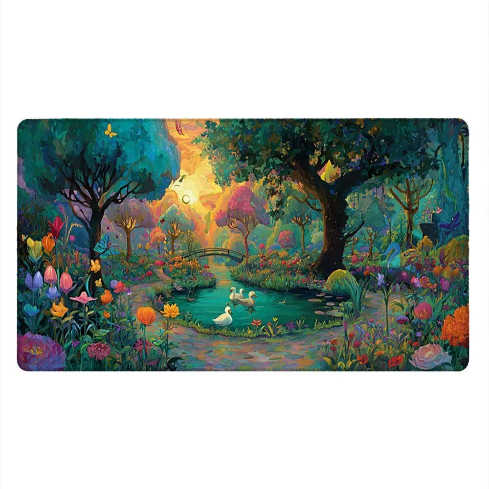 Podkładka pod mysz do gier XXL, 1200 x 600 x 3 mm duża podkładka na biurko do szycia gumowa podstawa, wodoodporna antypoślizgowa podkładka pod mysz, biurowy komputer stacjonarny, poprawia dokładność