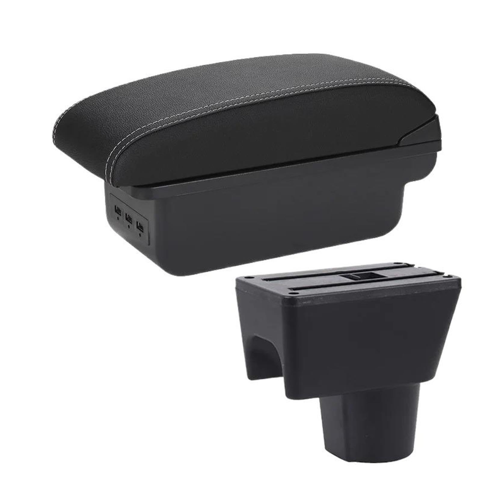 Para Terrano 3 2012-2018 Piezas Almacenamiento Caja Reposabrazos Coche