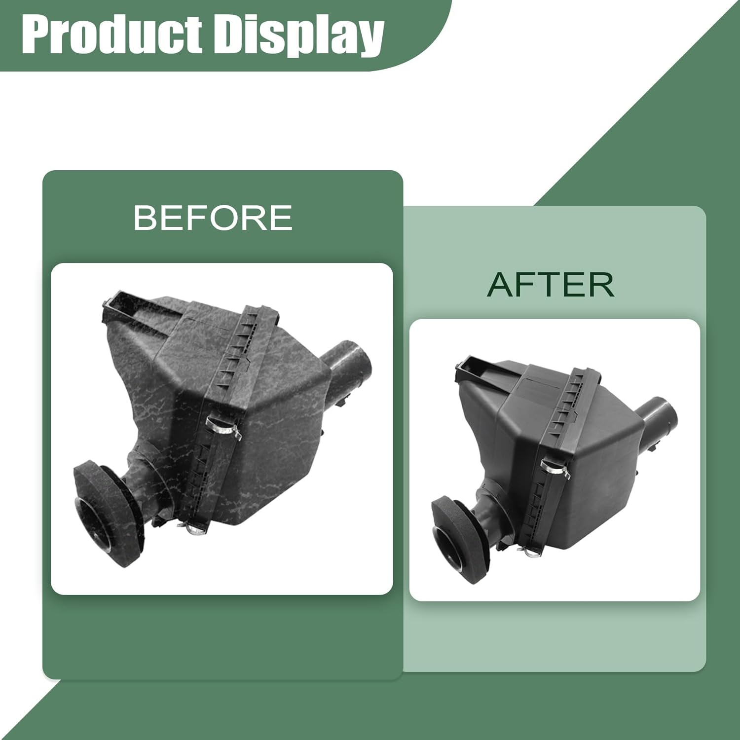 Air Cleaner Filter Box Assembly Black Compatible with Nissan Pathfinder Xterra Armada Titan Frontier Pathfinder Armada 2005-2021 4.0L 5.6 Fit for Infiniti QX56 2008-2010#16500EA200 Air Filter