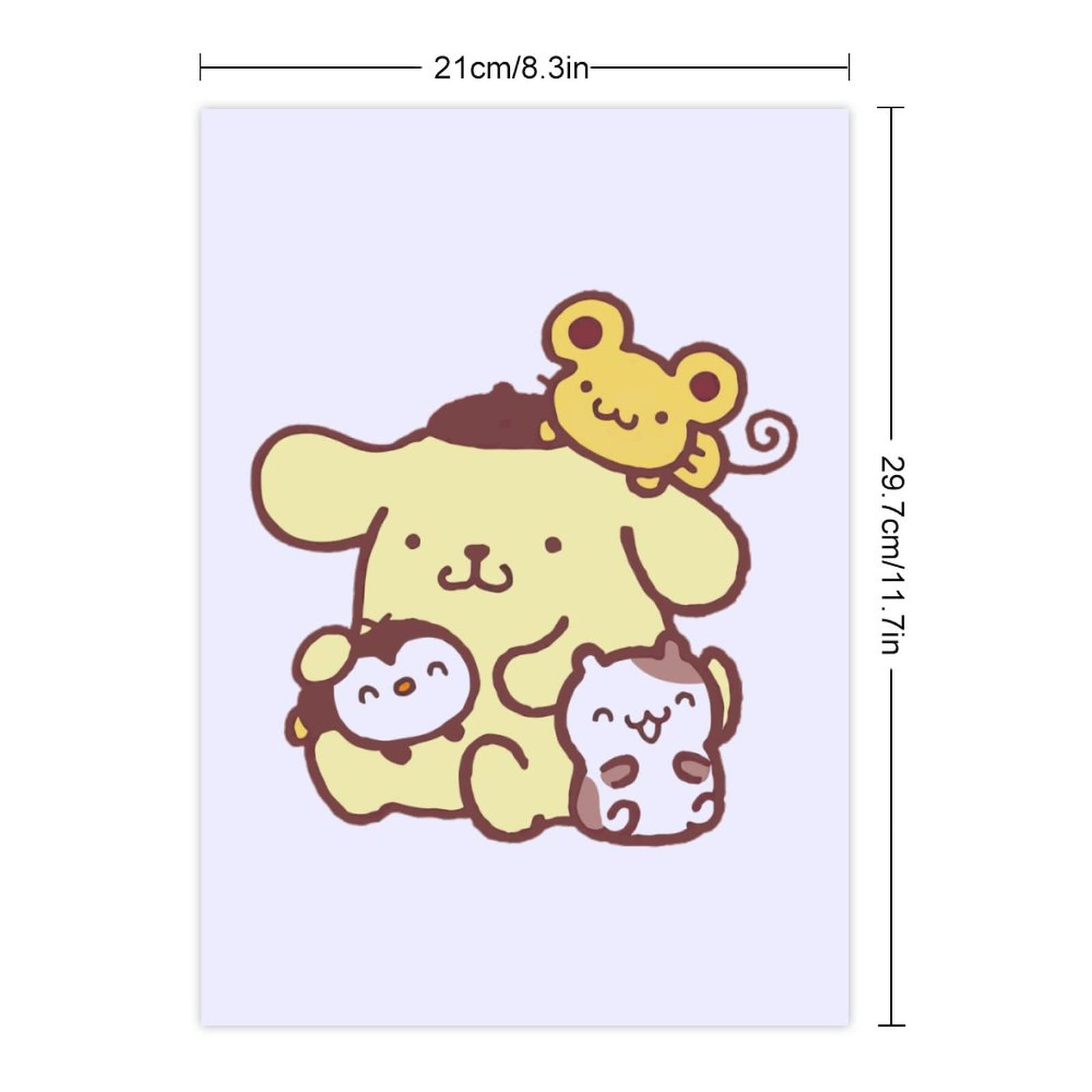 Amazon.co.jp: ポムポムプリン 防水ステッカー セットスーツ