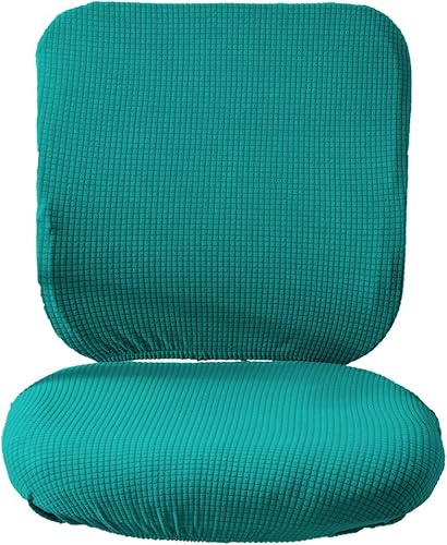 Miniatura 6 de Gardaner Funda para silla de oficina resistente al agua, protector dividido y elástico jacquard elástico universal para silla de trabajo de