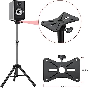 Amazon.com: Speaker Tripod Stands,Adjustable PA DJ Short