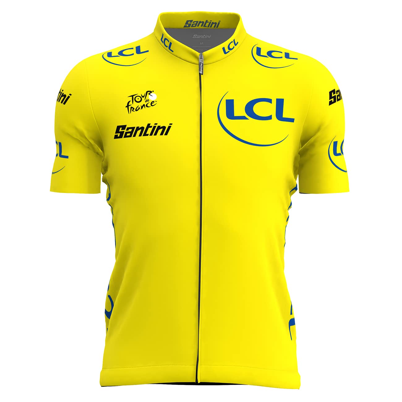 Santini Maglia Ciclismo Road Leader Giro di Francia (XL, Giallo)