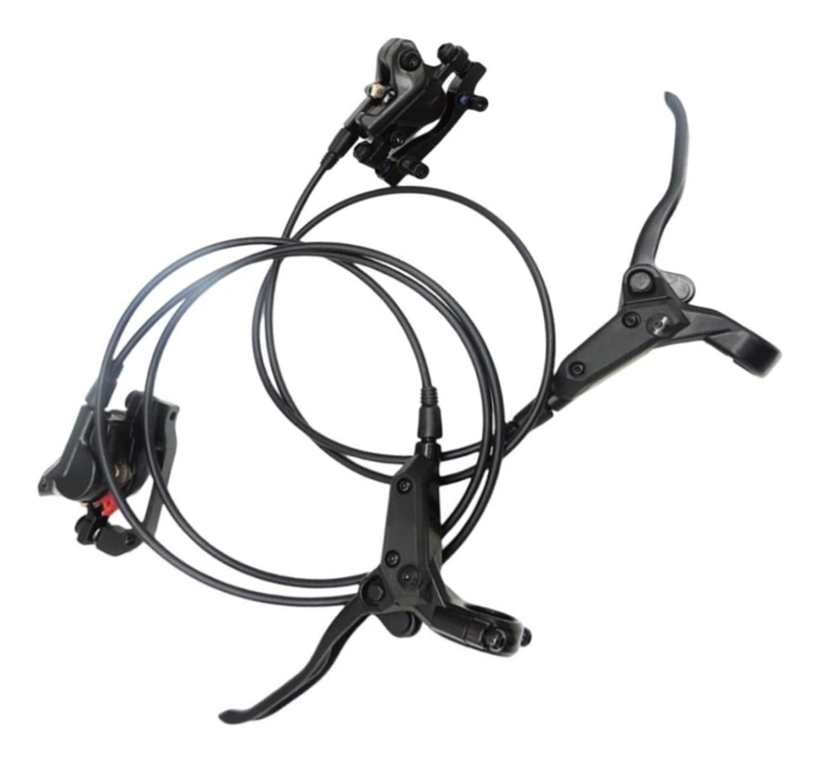 Set freni a disco idraulici for mountain bike, pinze a doppio pistone, lega di alluminio integrata, anteriore 850 mm posteriore 1350 mm for bicicletta MTB
