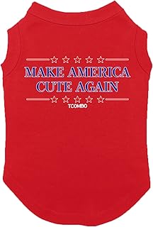 Make America Cute Again - MAGA Trump Dog Shirt (Red, X-Large)
