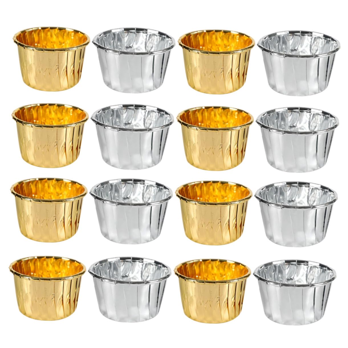 ABOOFAN Lot de 2 Caissettes à Muffins en Papier Résistantes à La Chaleur Anti-fuites Décoratives pour Mariages 100 Pièces
