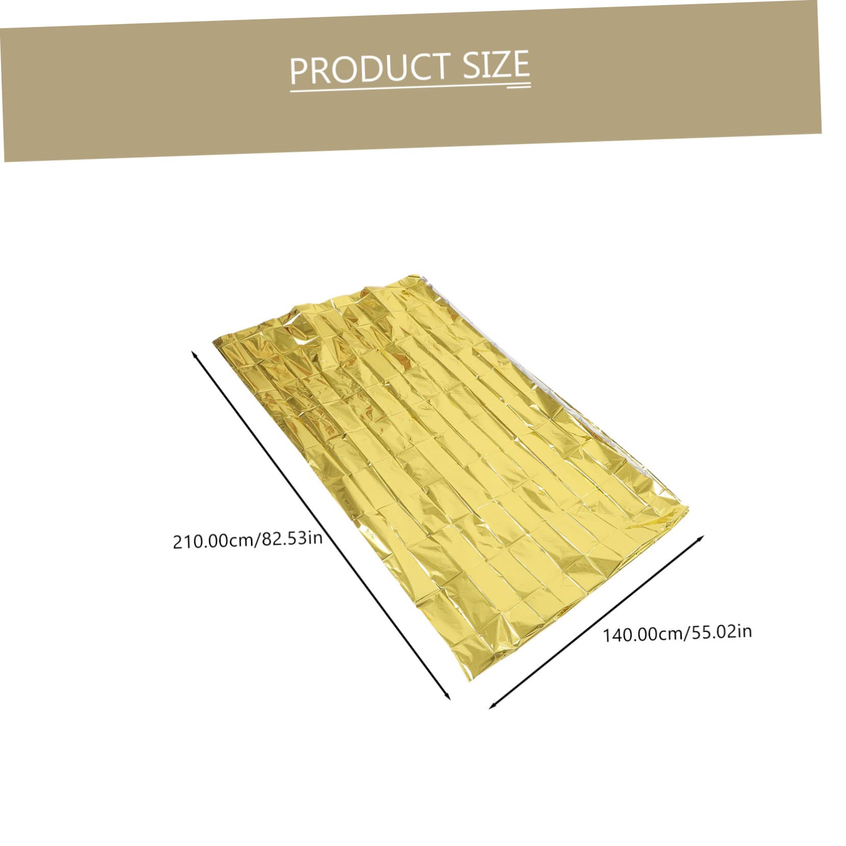 Abaodam 10 Pezzi Coperta di vita isolata coperta isolante pieghevole coperta da campeggio coperta di emergenza fuoristrada coperte di emergenza coperta termica di emergenza Rivestimento
