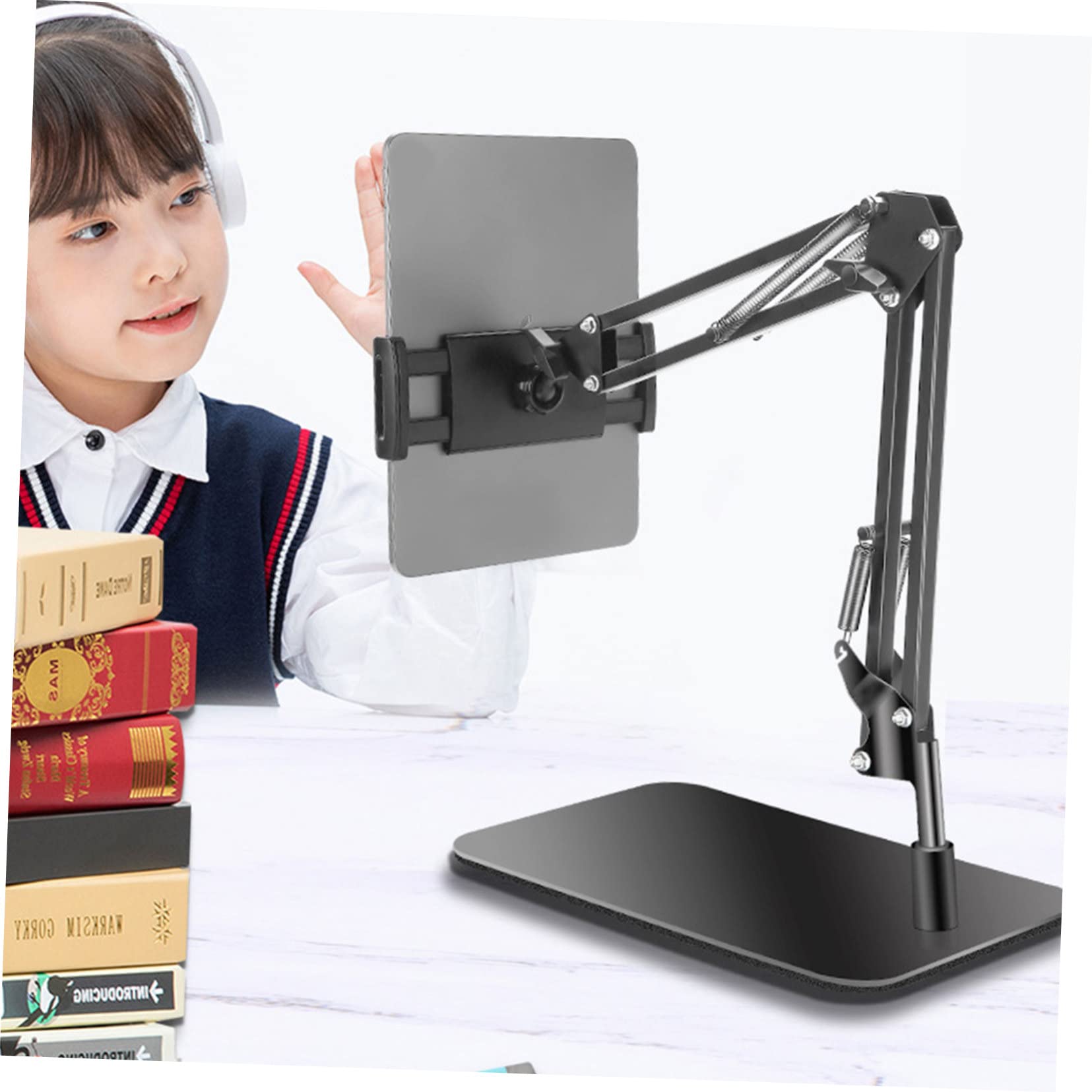 SHINEOFI Soporte Ajustable para Teléfonos Móviles y Tablets Rotación para Oficina y Hogar Metálica Resistente Diseño Ergonómico y Flexible Compatible con Diversos Dispositivos