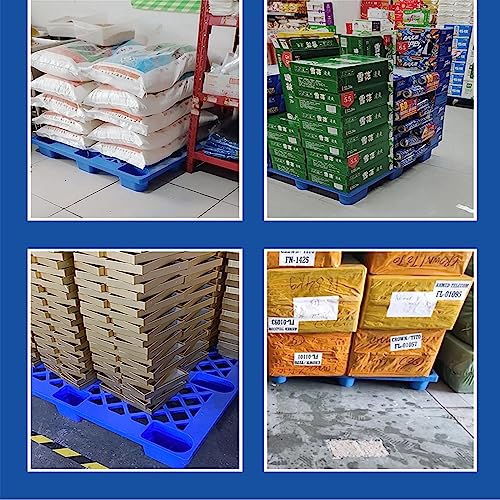 Palette logistique HDPE bleue 80x120 cm robuste et durable - 5