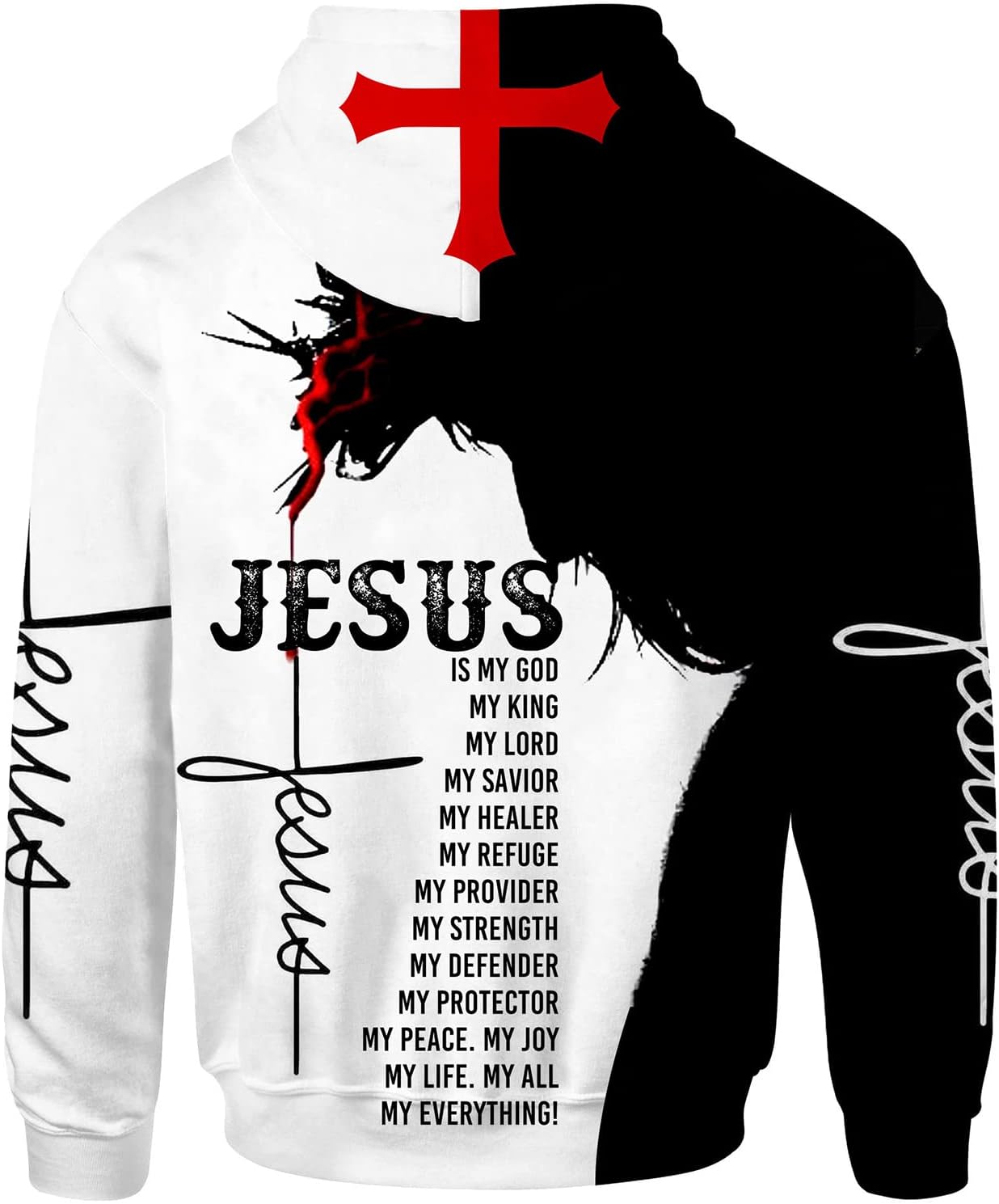 Unisex 3D Realistic Printed Novelty Hoodies for Men Women Cool Graphic Hooded Sweatshirt - Image 4