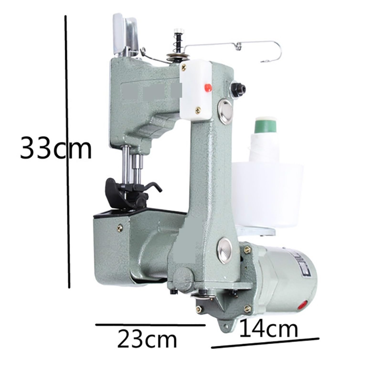 Macchina da cucire elettrica portatile for la casa, macchina for sigillare sacchetti di riso, macchina for l'imballaggio di sacchetti di tessuto, 130 W, 12000 giri/min per principianti e fai da te