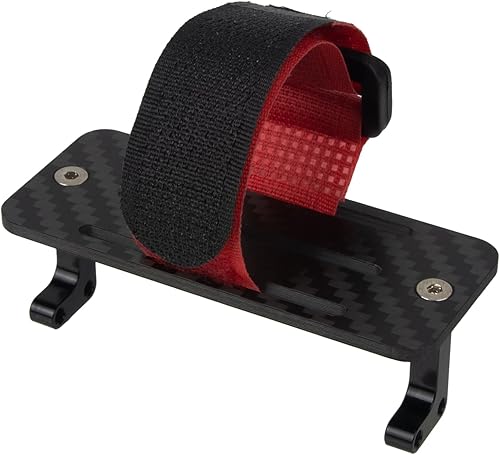 Miniatura 4 de Placa de batería de fibra de carbono para coche RC Bandeja de batería de montaje receptor ESC para 110 RC Crawler LCG chasis GEN2 axial SCX10 II