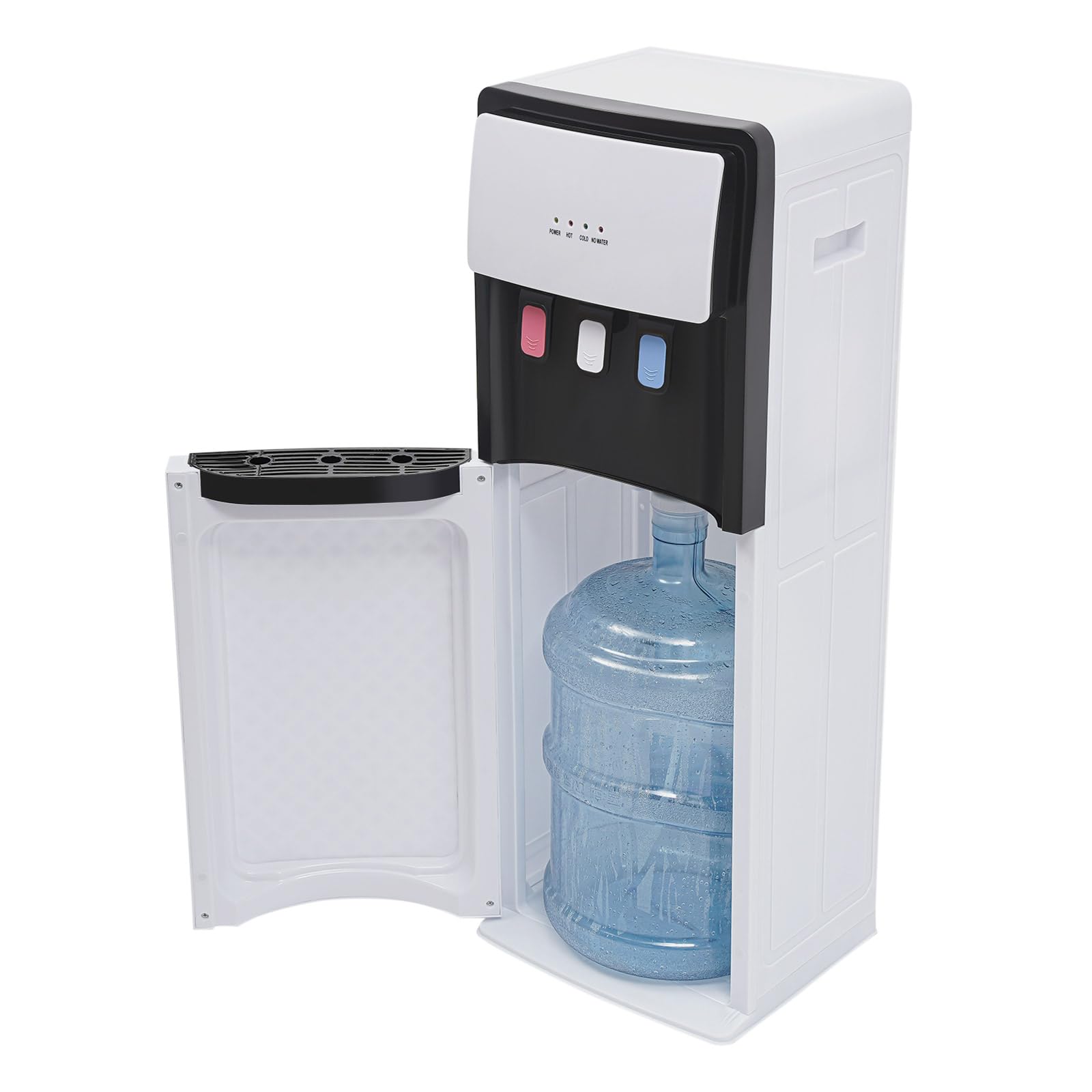 Dispenser d'acqua da banco 550 W 3-in-1 acqua fredda calda tiepida con protezione anti-funzionamento a secco riempimento dal basso