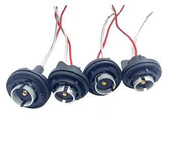 4 حزمة 1156 BA15S P21W LED لمبة ضوء قاعدة حامل سلك توصيل الأسلاك السلكية لمحول توصيل DC 12-24V ضوء السيارة تحول إشارة الفرامل أضواء الذيل   