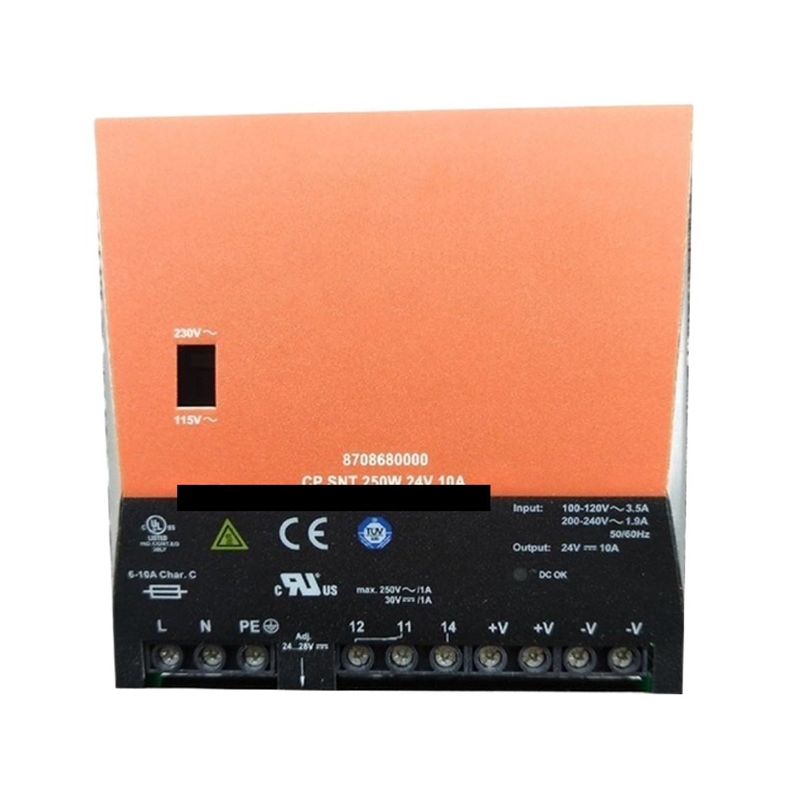 MBPAIHOP Switch power supply 250W 24V 10A 8708680000