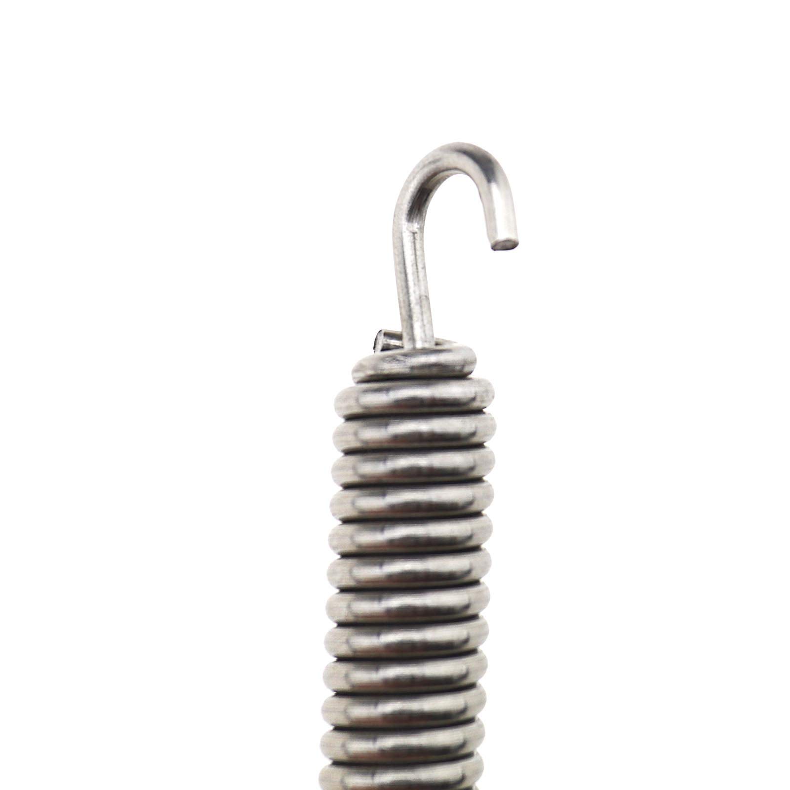 4X Remplacement Ressorts d'échappement en Acier Inoxydable pour Motos 80mm pour Tuyau d'expansion de Silencieux Collecteur de Chambre