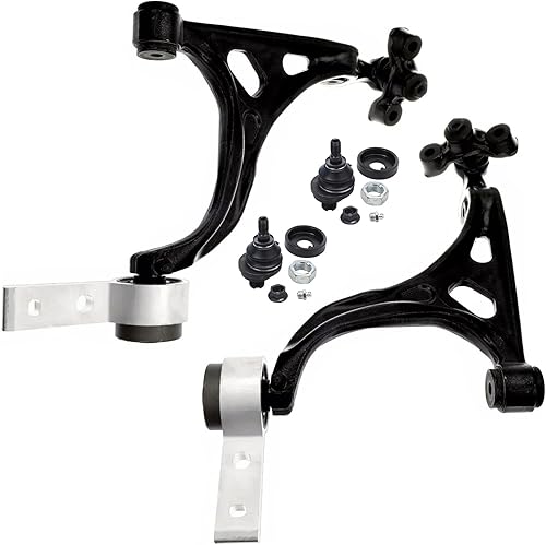 Miniatura 802 de Detroit Axle - Kit de brazos de control delanteros de 4 piezas para Chevrolet Aveo Aveo5 Pontiac G3 Wave Wave5 Suzuki Swift+, 2 brazos de control