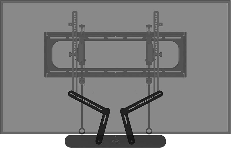 Soporte para barra de sonido de TV Sanus compatible exclusivamente con la barra de sonido de TV SONOS RAY - WSSAFM1-B2
