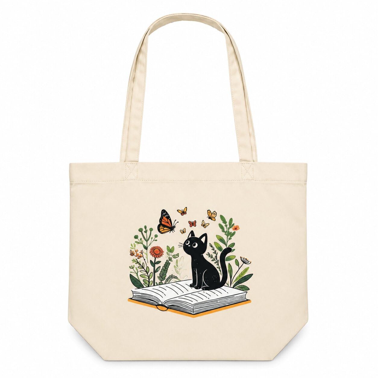 Canvas Tote Bag for Women with Zipper-image-47
