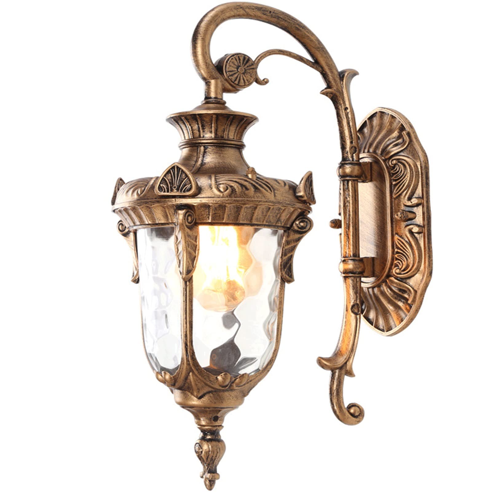Lanterne murale extérieure étanche pour illuminer vos soirées de terrasse en aluminium