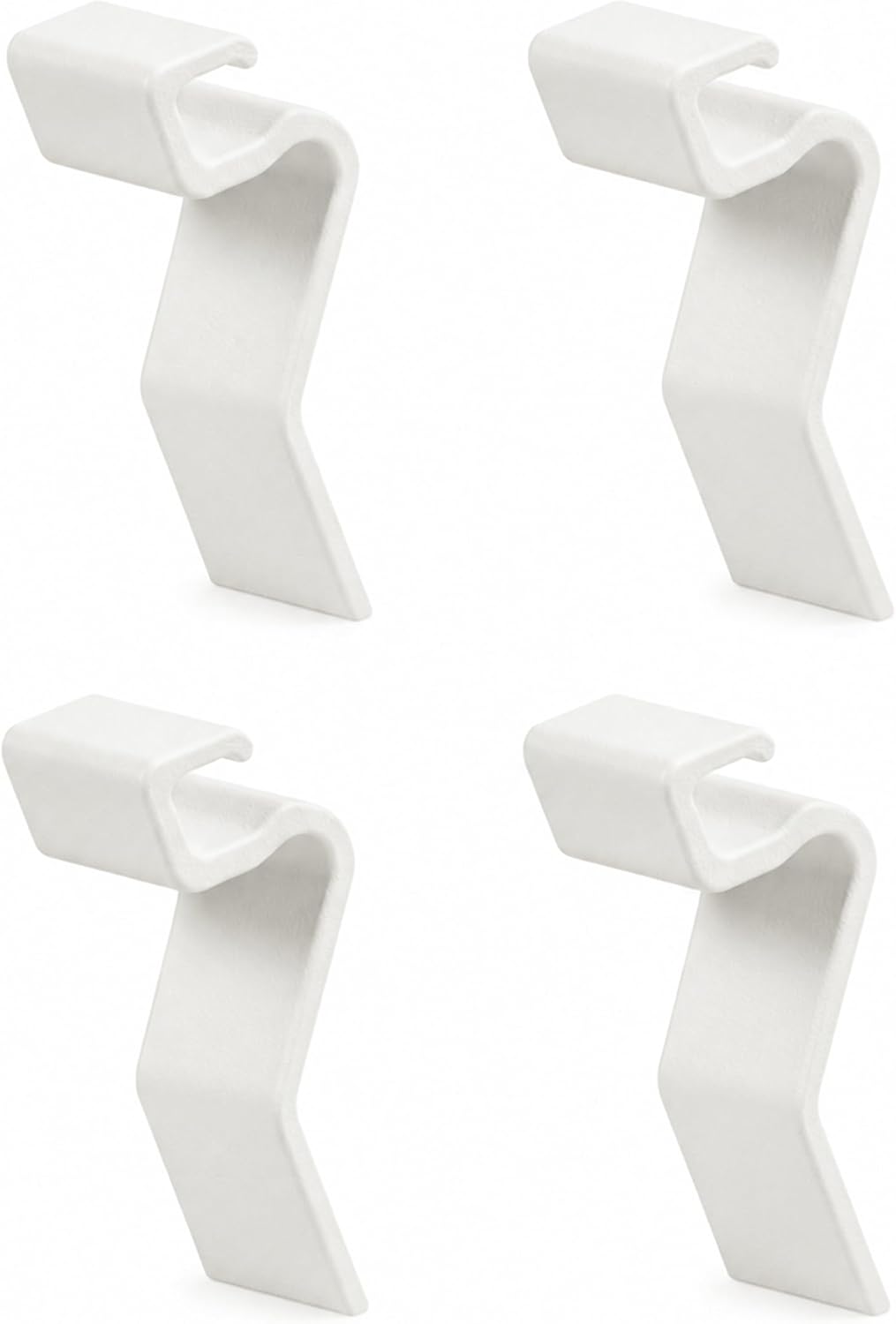 Freezer Wire Shelf Support Bracket Compatible with Frigidaire FFUE2022AW6 Upright Freezer Shelf Repair System 4-Pack Replacement Kit, Plastic Wire Shelf Corner Support Clip