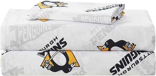 Miniatura 3 de Northwest NHL Pittsburgh Penguins - Juego de sábanas tamaño Queen