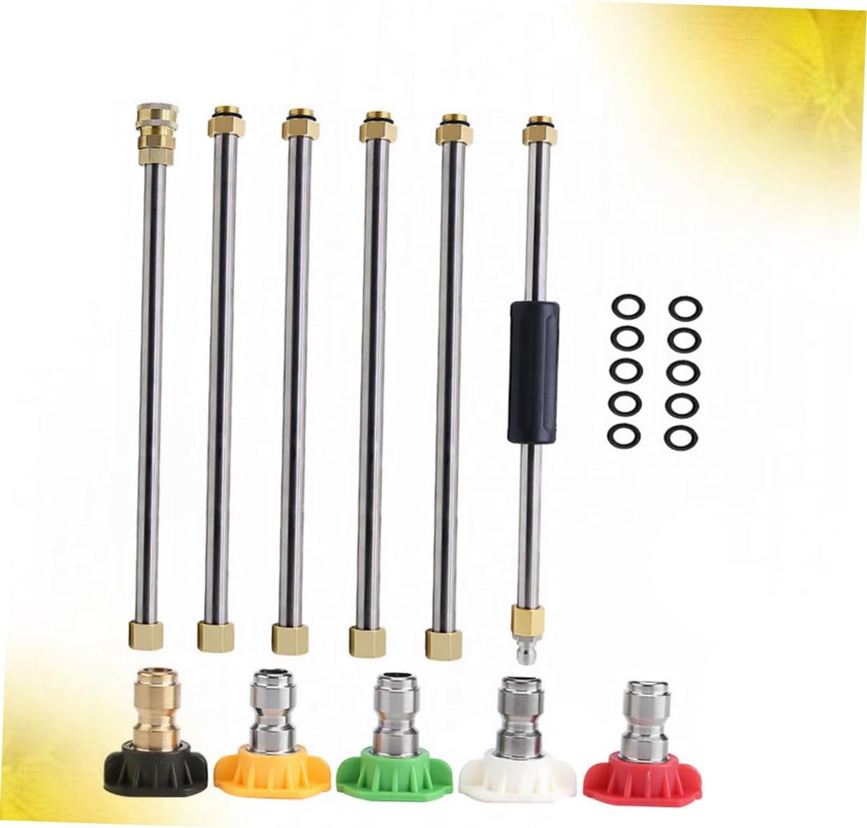 Car Washing Machine Lengthening Rod Kit Nozzles High Pressure Water Hose Nozzle Practical Car Chassis Cleaning Tool Easy to Use and Store