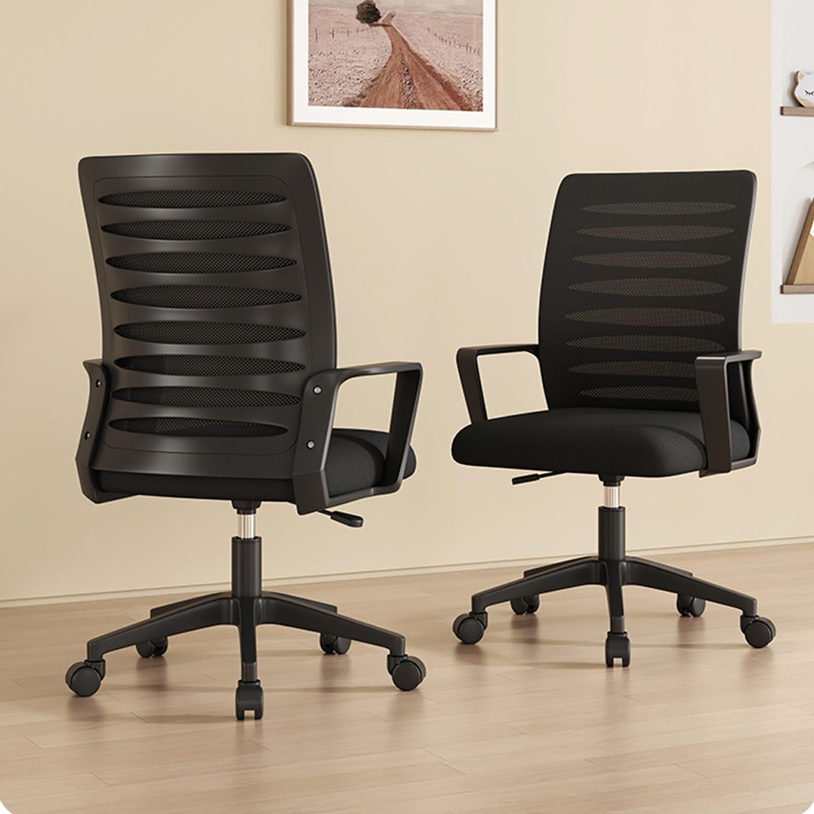 Amazon.co.jp: オフィスチェア デスクチェア パソコンチェア 360度回転  