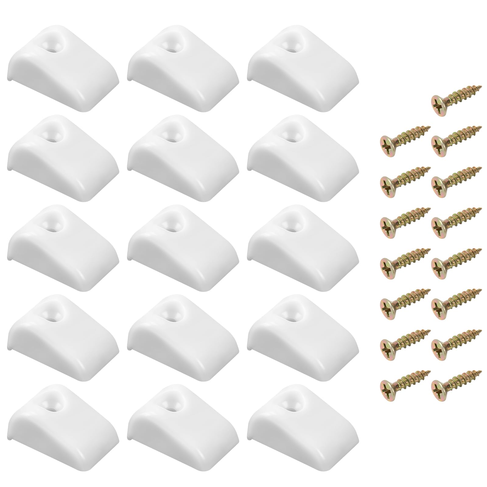 15 protectores deslizantes para cajones de muebles para estantes enrollables, almohadillas de nailon antimarcas, protectores de puerta de armario resistentes a los arañazos, prevención de daños y