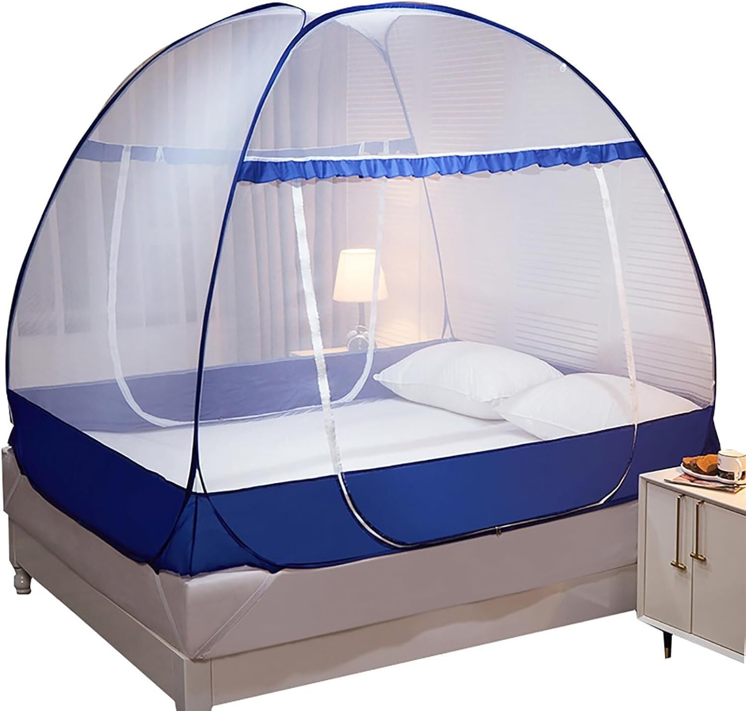 Moustiquaire tente pliable lit intérieur contre moustiques et insectes