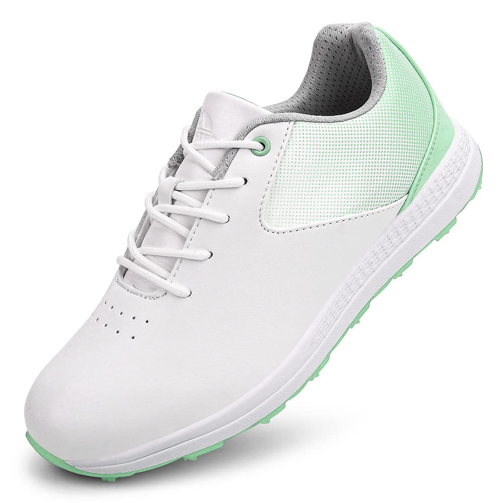 THESTRON Women's Golf Shoes Ladies Golf Sports Sneakers Spikes Women Golf Wears Spikeless Girls Golf Walking Sneakers