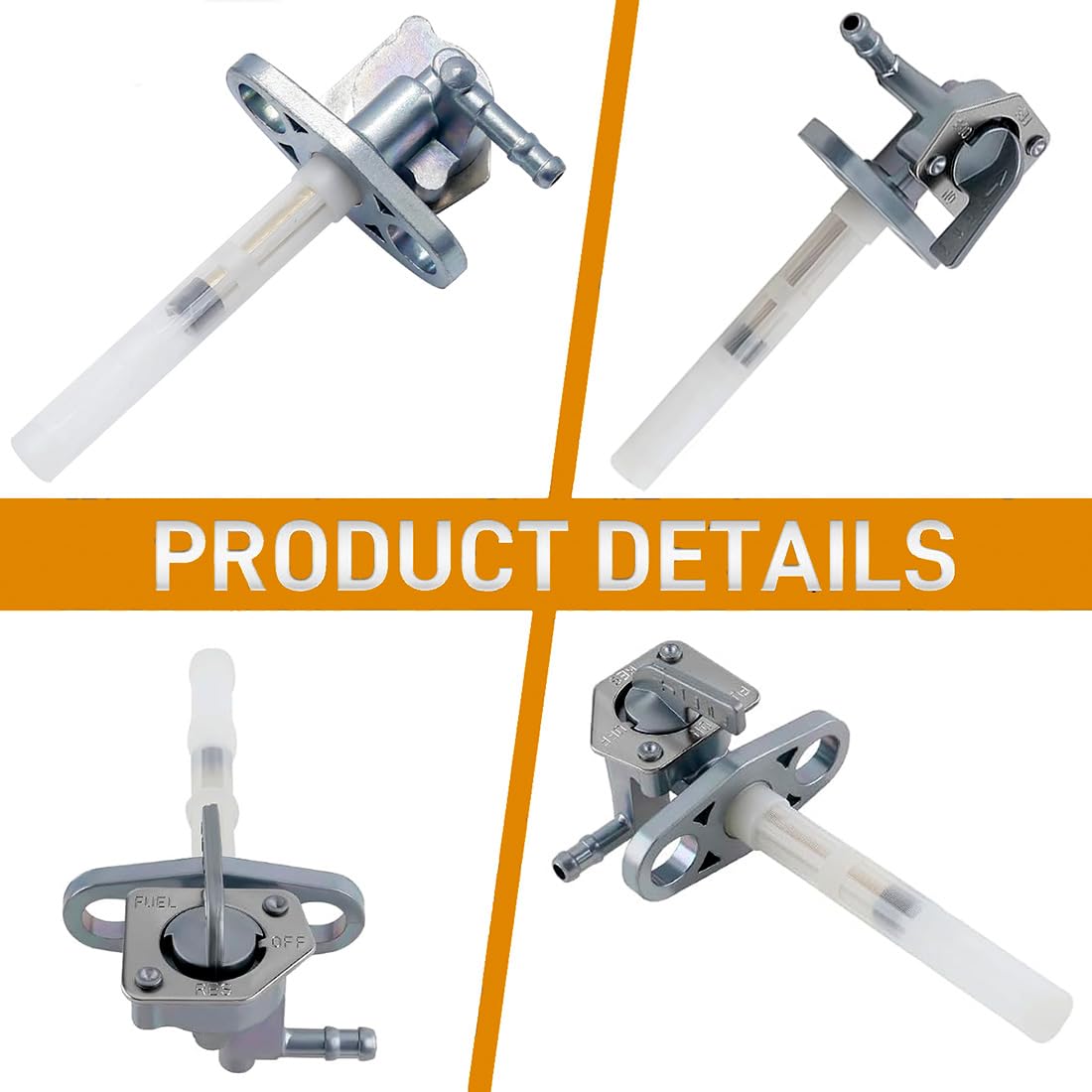 Fuel Valve Petcock Tank Switch Compatible With HONDA XR50 XR70 XR80 XR100 R CRF50 CRF70 CRF80 CRF100 CRF150 CRF230 F 16950-GEL-701 16950- GCF-671