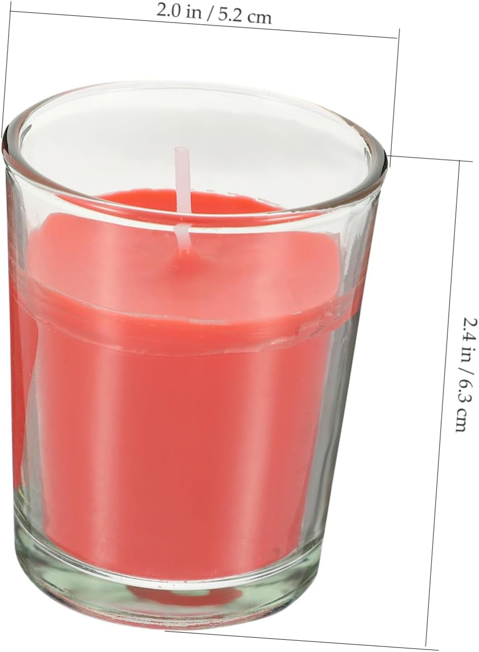 ABOOFAN 6Pcs Soybean Wax Aroma Candles Scented Party Decoration for Home Yoga Meditation Special Occasions Floral Fruity Scents Lily Lemon