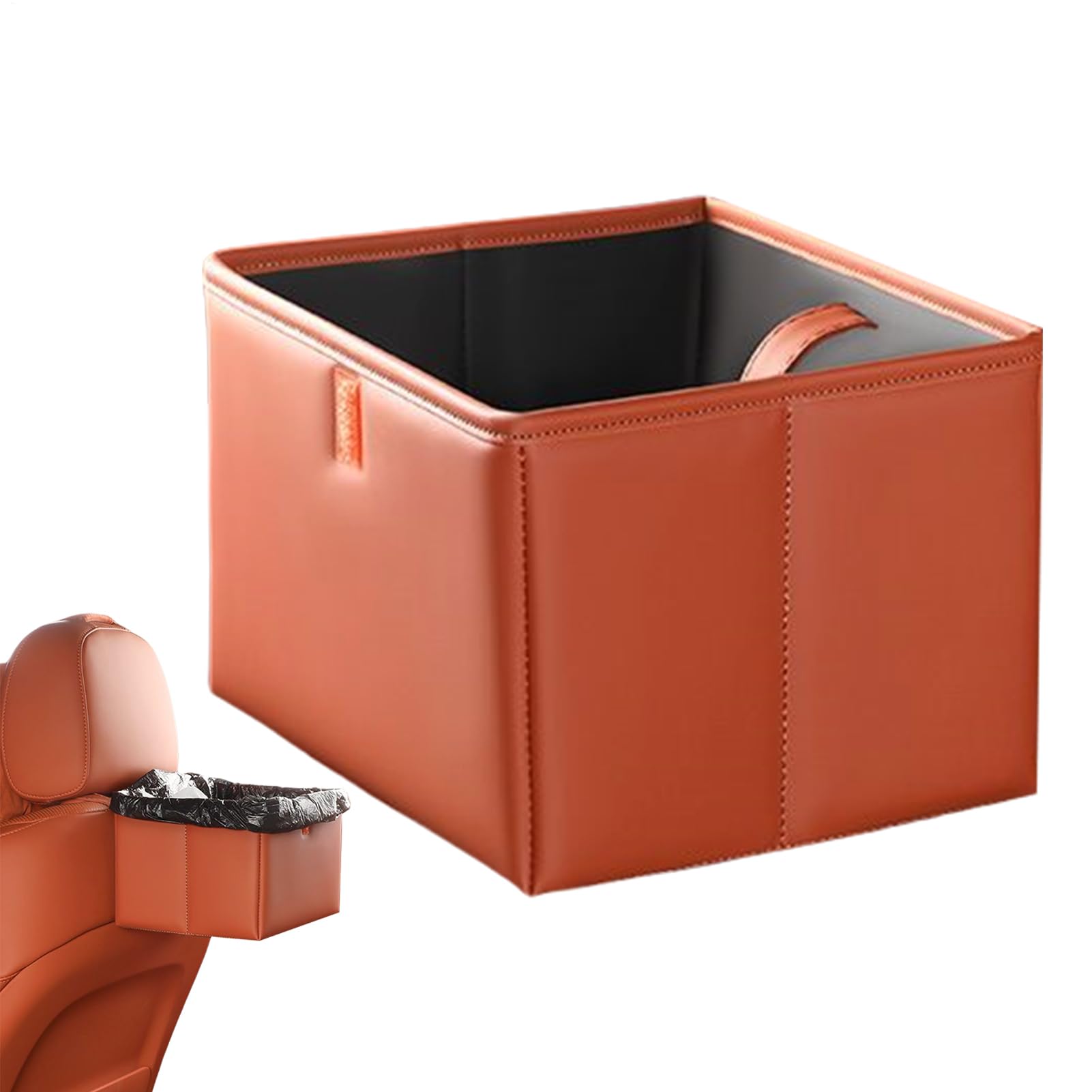 Poubelle pour voiture pliable pour stopper les fuites de liquides dans l'habitacle