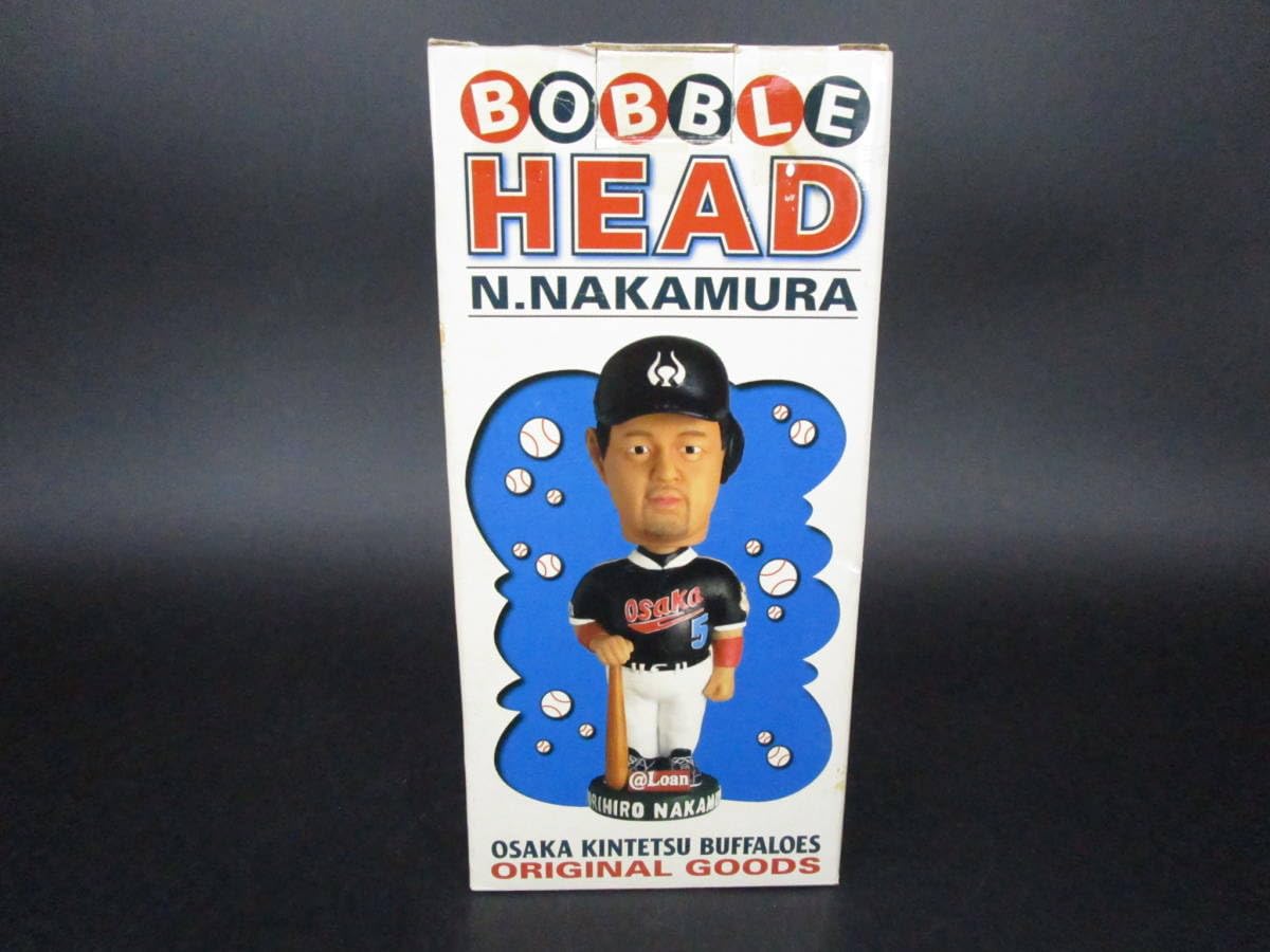 中村紀洋　首振り人形 ボブルヘッド 中村紀洋 近鉄 バファローズ 箱なし プロ野球 首振り人形
