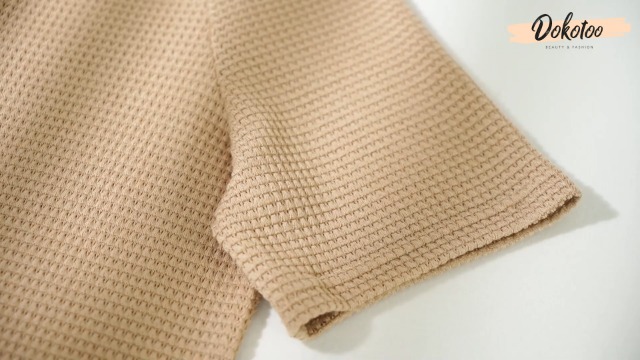 Dokotoo Damen Kapuzenpullover Mit Taschen - Waffelstoff, Langarm, Lässig