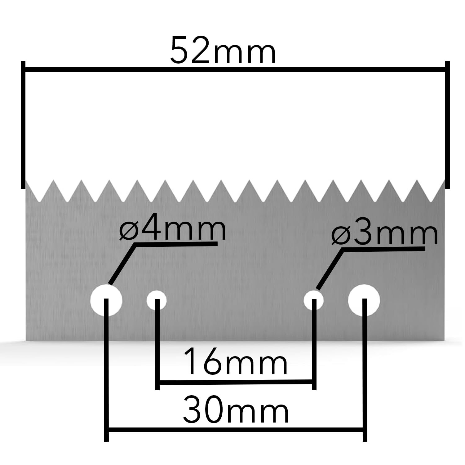 Confezione da 5 lame di ricambio per distributore manuale di nastro adesivo da 50 mm