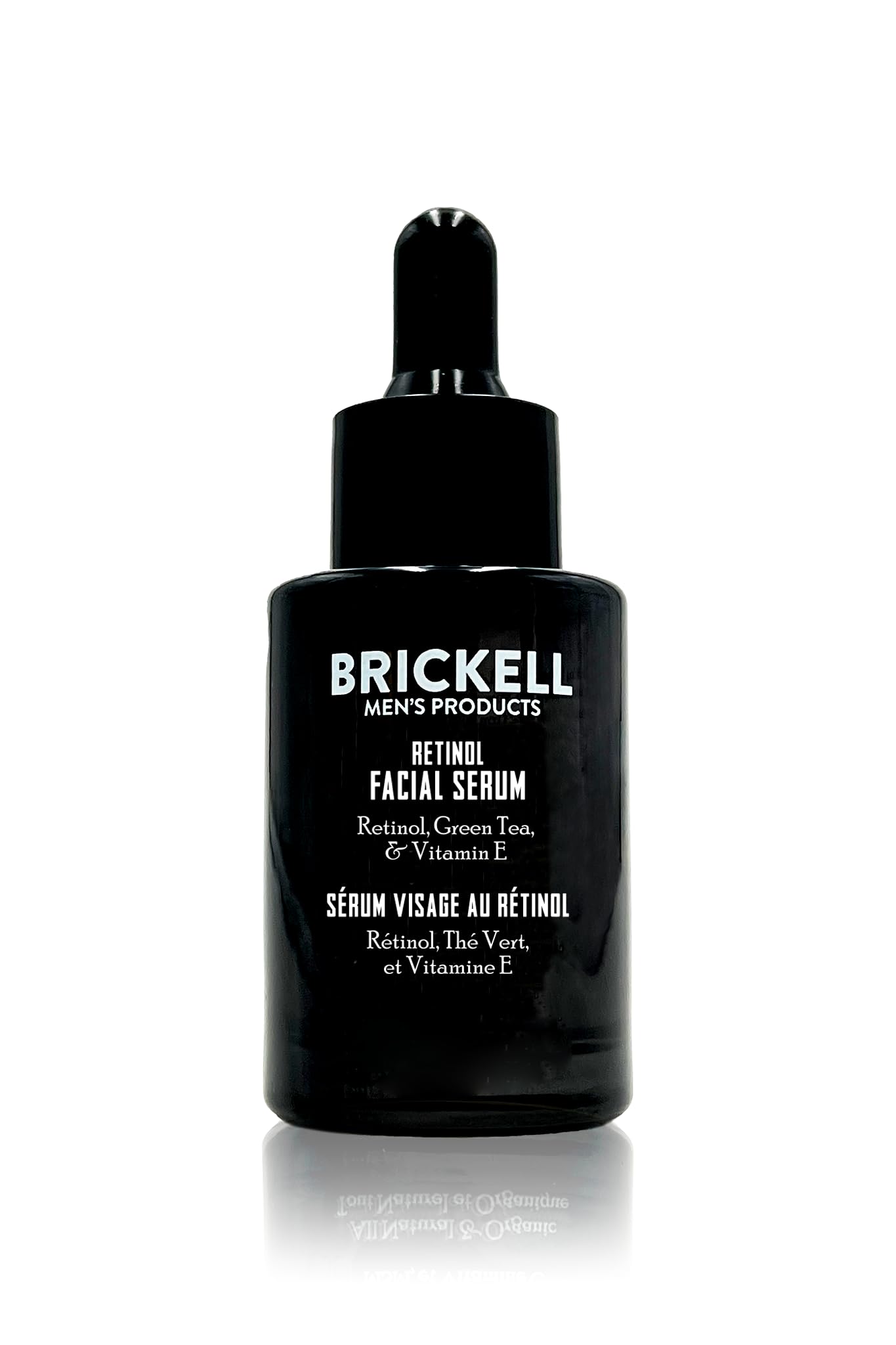 Brickell Men's Retinol Skin Care Serum Treatment For Firming Face Lines & Eye Wrinkles, Deep Hydrating Facial Skincare Serum For Anti-Aging, Fragrance Free, 30ml
