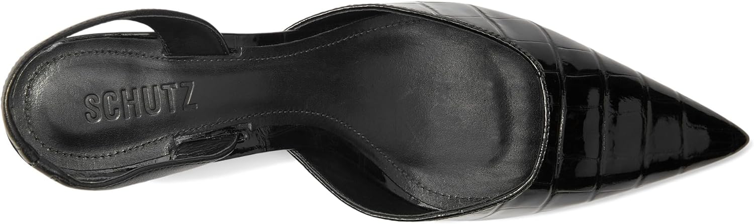 Schutz Paola Mid Slingback Pump, Root Brown - Image 2