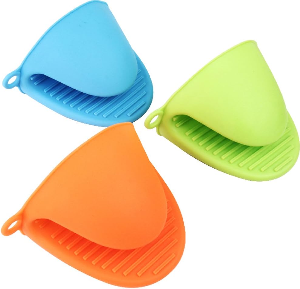 Silicone Oven Grab Mitt / Pot Holder - Various Colours