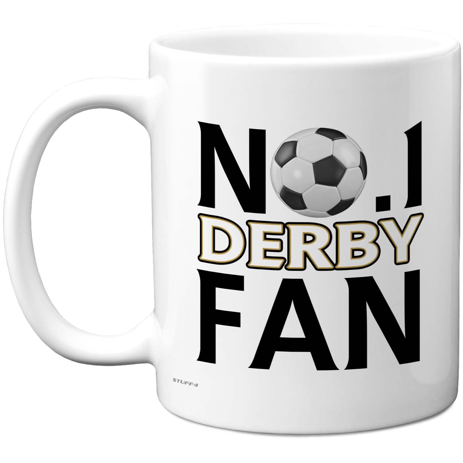 Stuff4 Novelty Mug for Derby Fans, No. 1 Derby Fan โ image 1