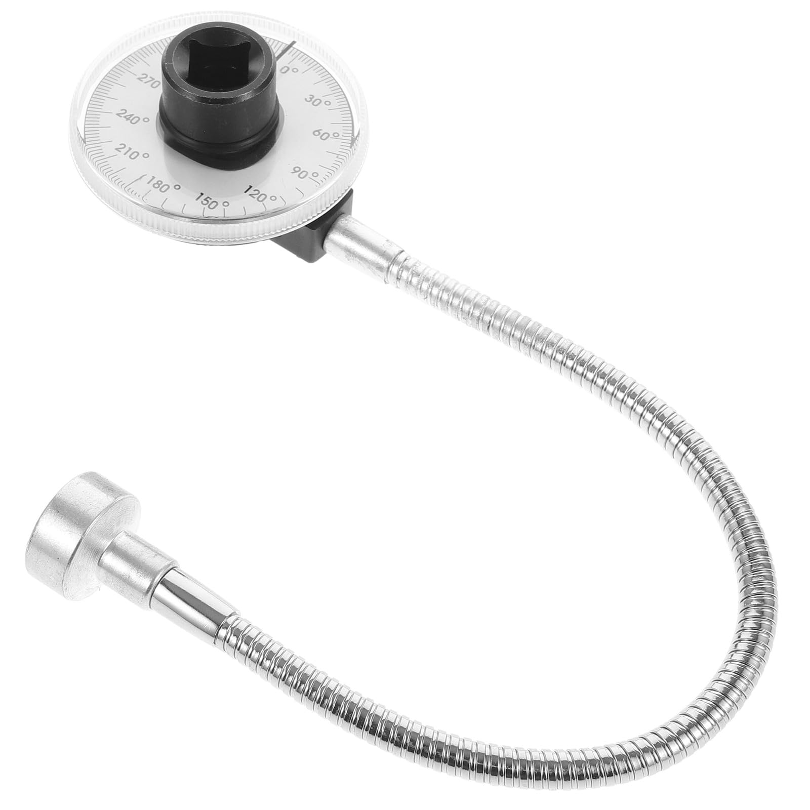 Jauge D’Angle de Couple Magnétique 1/2 Cadran à Aiguille Compteur Angulaire pour Clé Dynamométrique Outil de Mesure Précis pour Atelier et Réparation Automobile