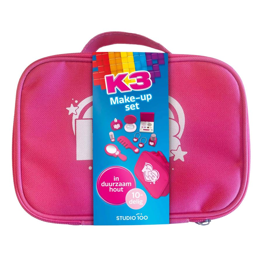 Ensemble de jouets de maquillage en bois K3 Studio 100, le cadeau d'anniversaire idéal