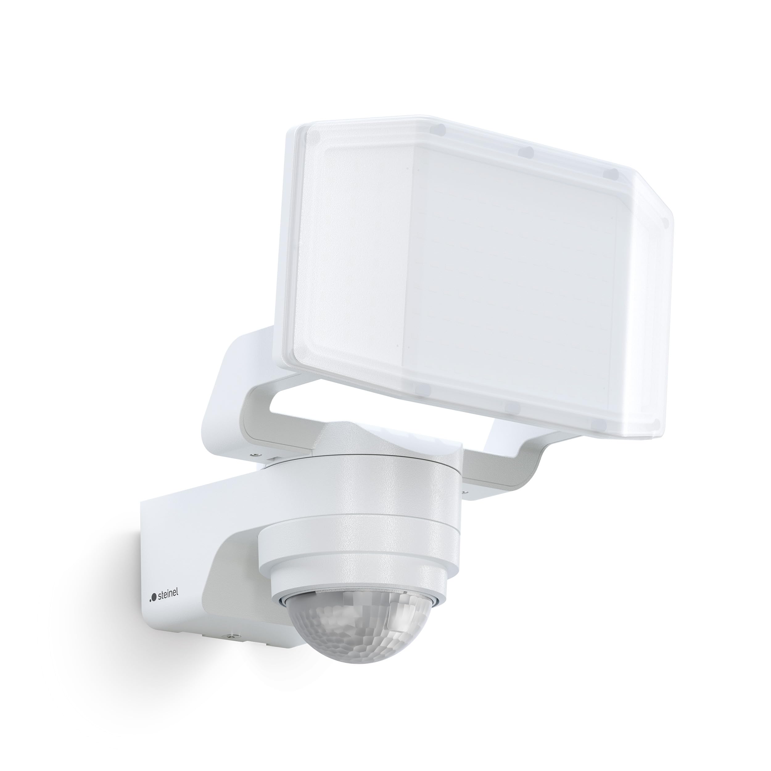 Steinel Faretto da esterno XLED PRO Expanse SC bianco, sensore di movimento 240°/12 m, Bluetooth Mesh, pannello LED orientabile, 3000K, IP54