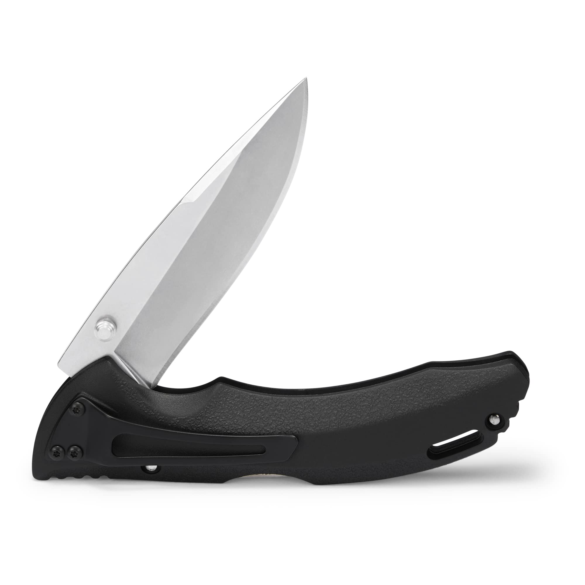 Buck Knives 0286 Bantam Folding Pocket Knife with Romovable Pocket Clip, Black