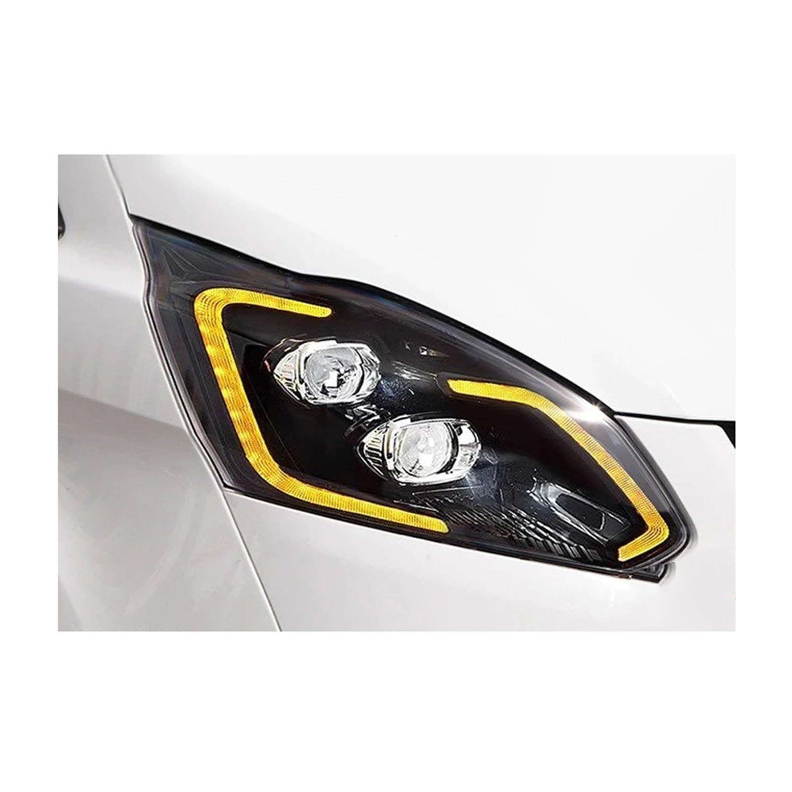 Gruppo Faro per Transit 2016-2022 Lampade per Auto Luci Anteriori Indicatori di direzione DRL Faro HID Proiettore Lente Refit Auto